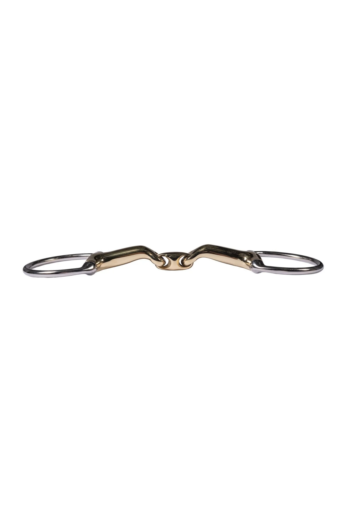 HKM 14mm Eggbutt Snaffle + Lozenge -High Curve - Image 2