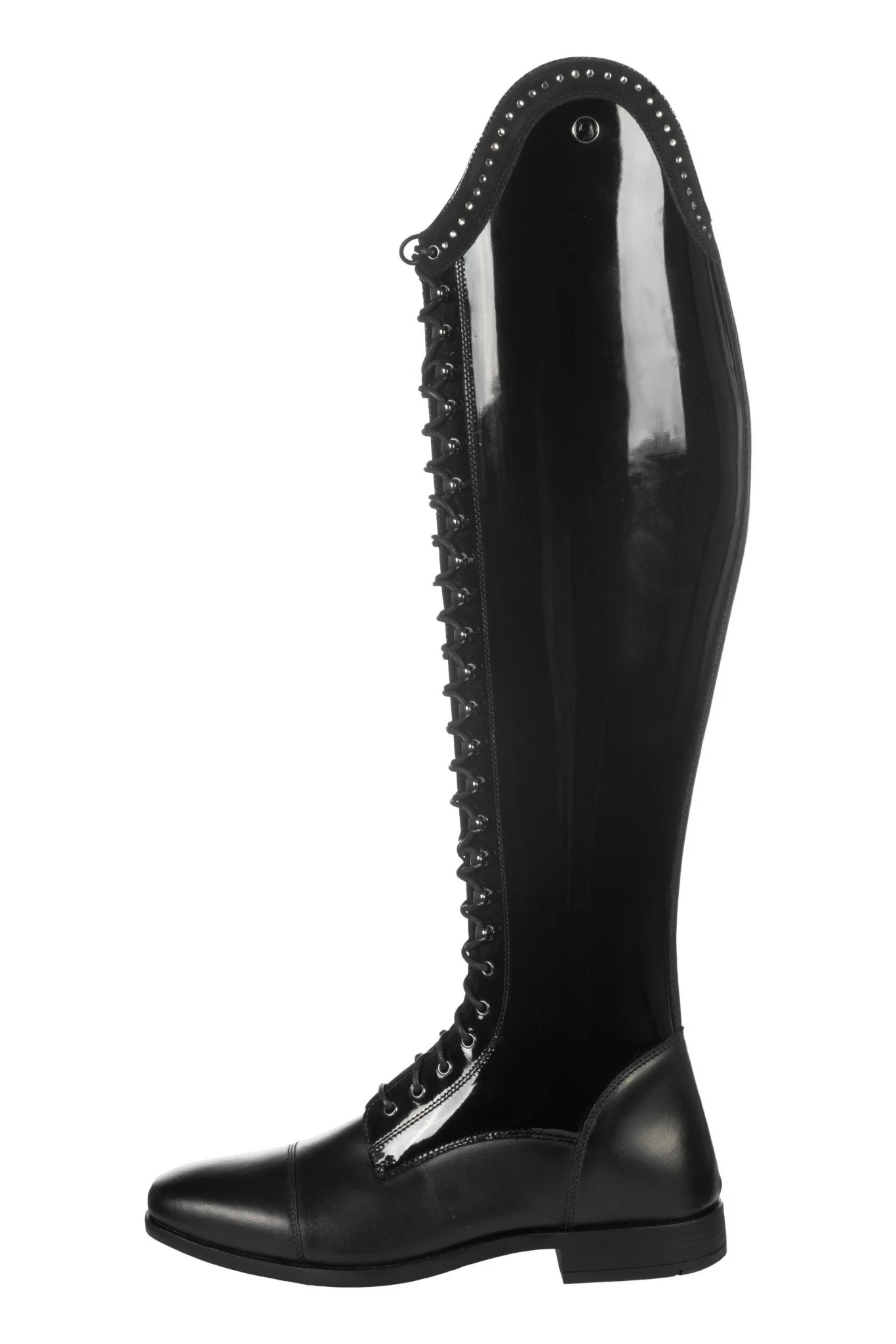 HKM Ladies Amalfi Lack Riding Boots Standard Length/Width