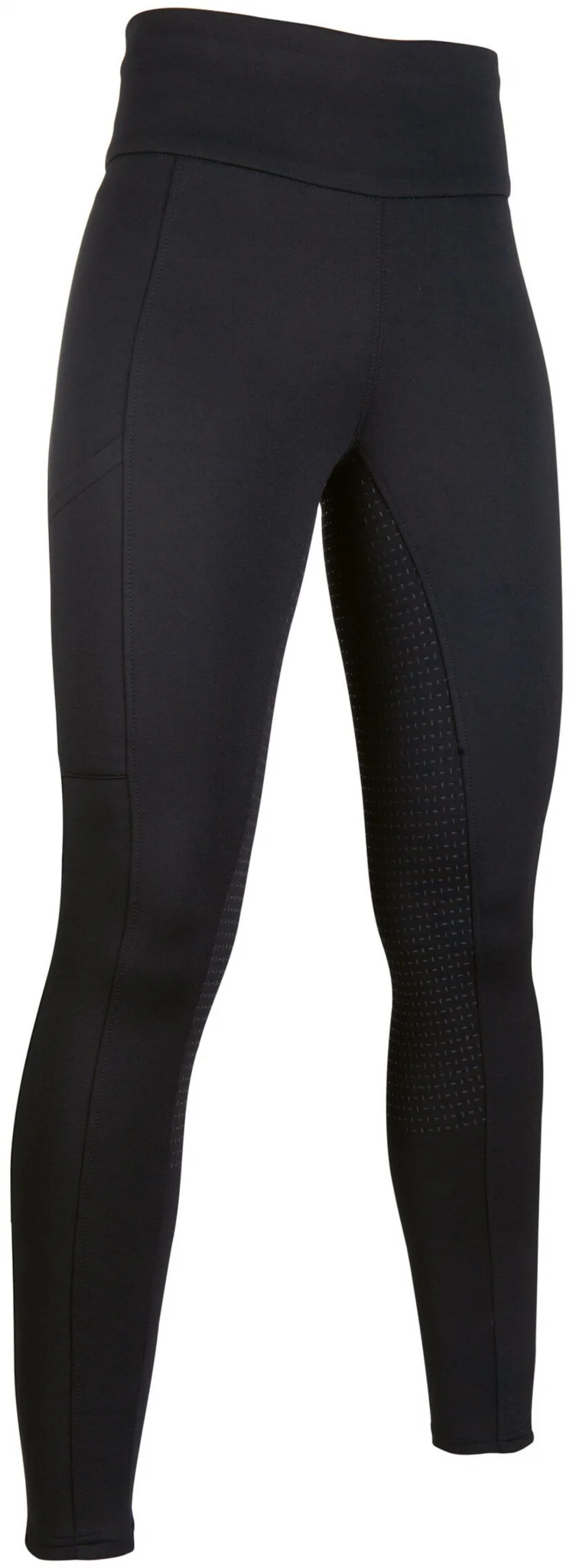 HKM Ladies Cosy Silicone Full Seat Riding Leggings - Image 3