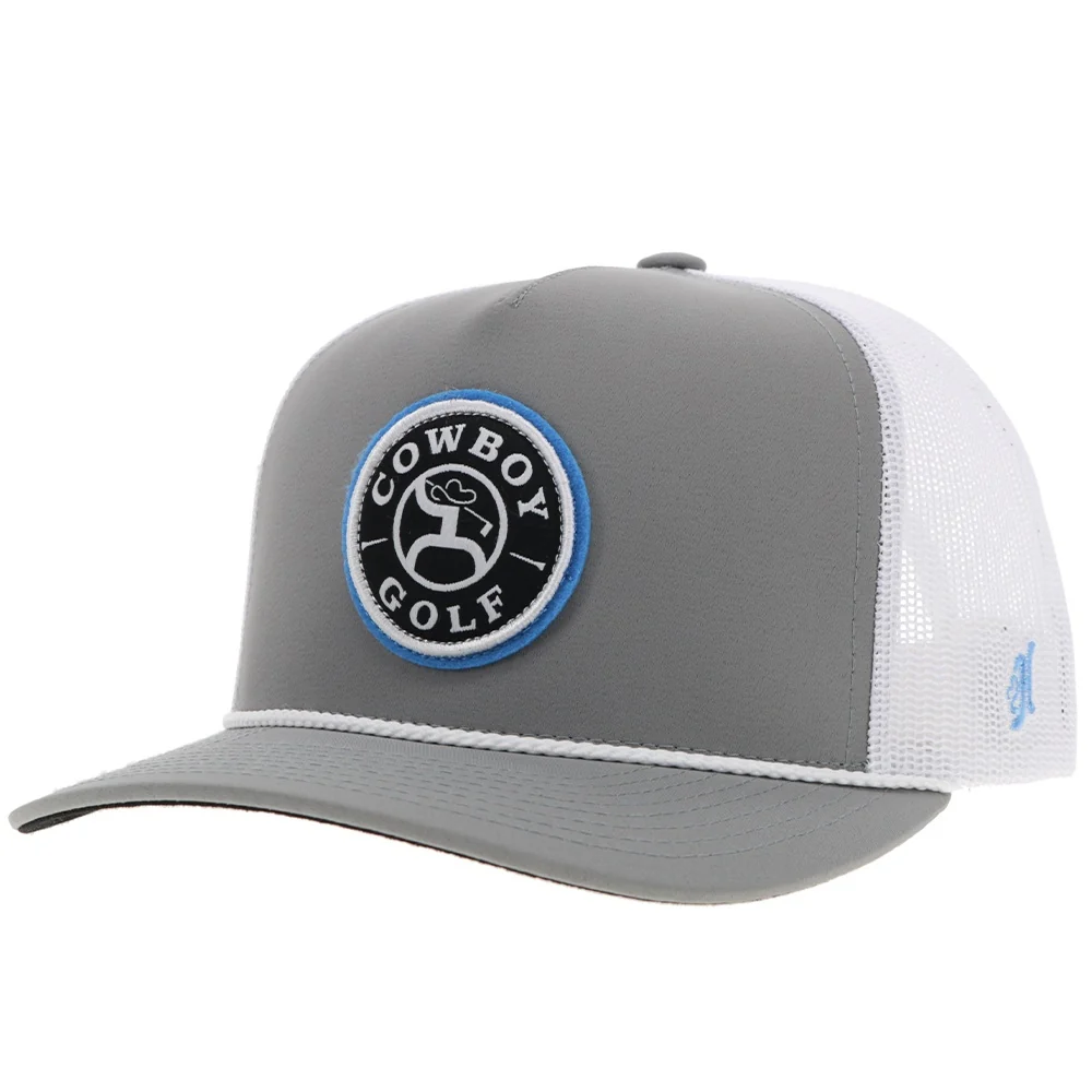 Hooey Cowboy Golf 5-Panel Trucker Hat with Circle Patch
