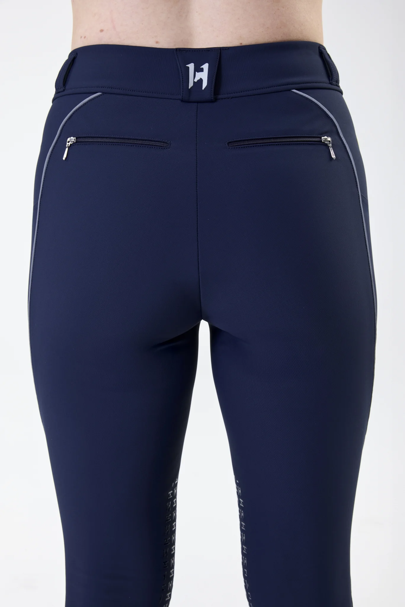 Horseware Ladies Easefit Hybid Knee Grip Riding Tights - Image 3
