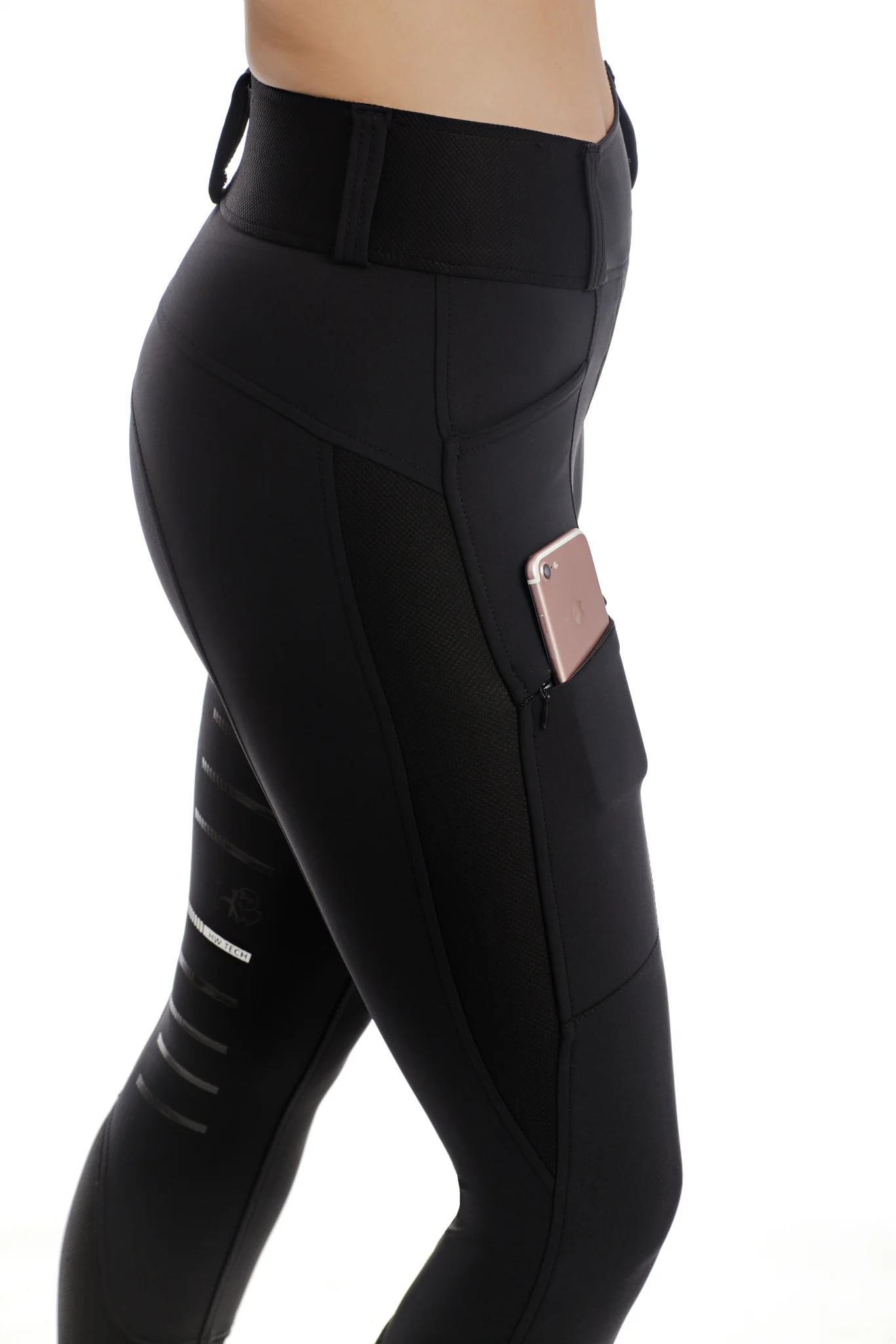 Horseware Ladies Hybrid Aqua-X Pull-Up Breeches - Image 2