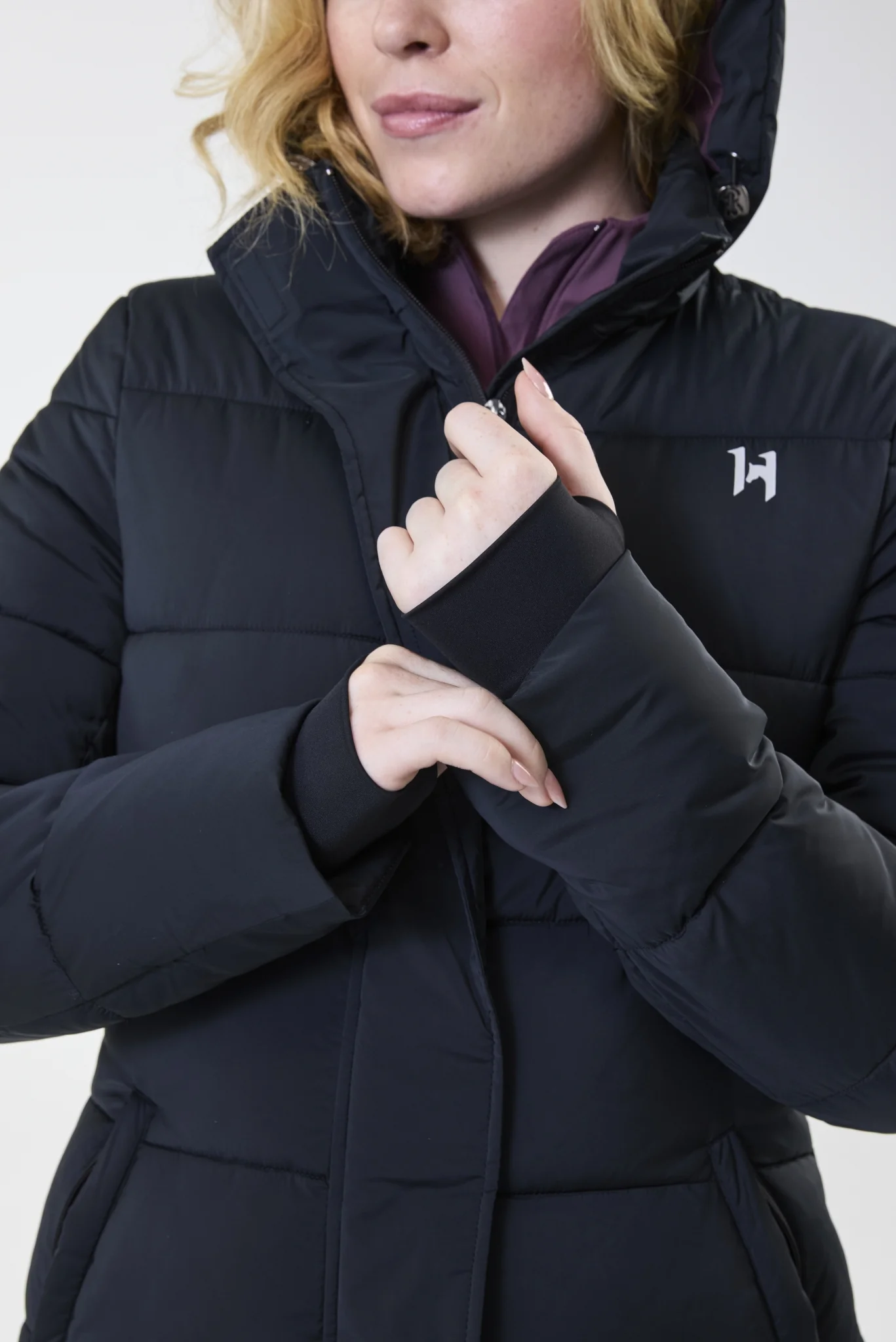 Horseware Ladies Verve Long Padded Coat - Image 3