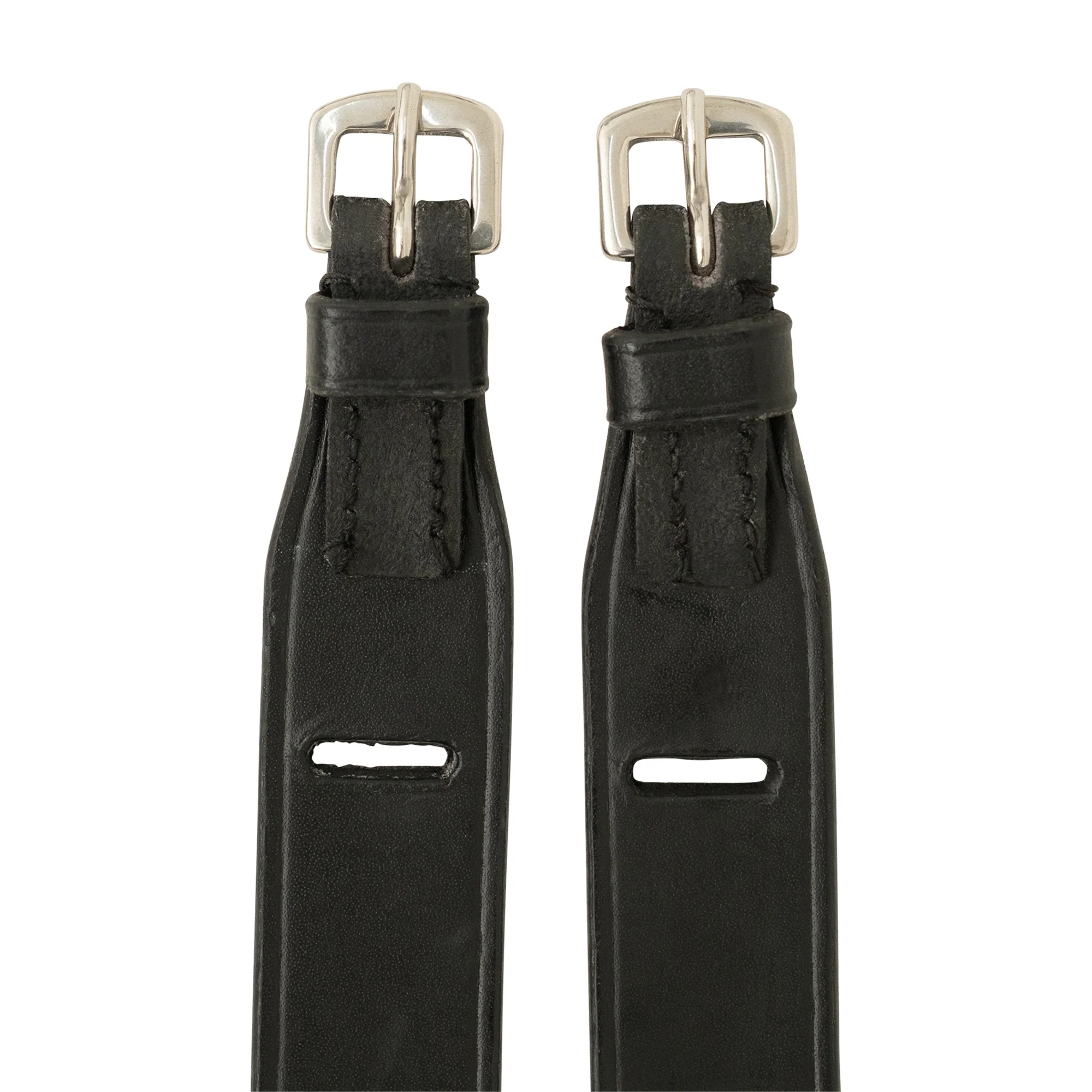 Huntley Equestrian Kids Leather Buckle Jodhpur Garter Straps - Image 2