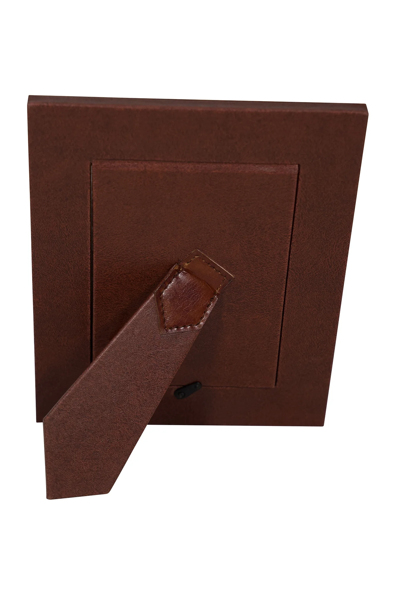 Huntley Equestrian Pet Leather Picture Frame with Silver Bone - Image 2