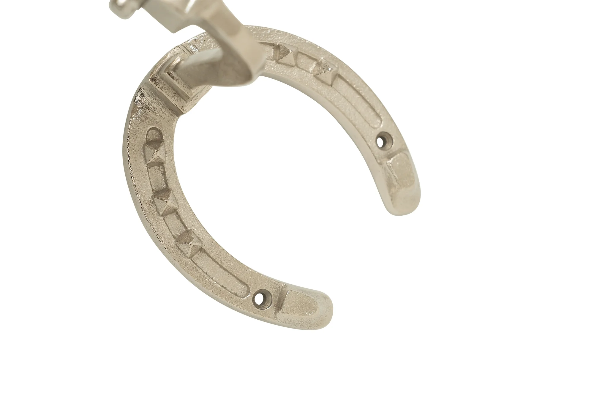 Huntley Equestrian Wall Mounted Horse Shoe with Bell - Image 3
