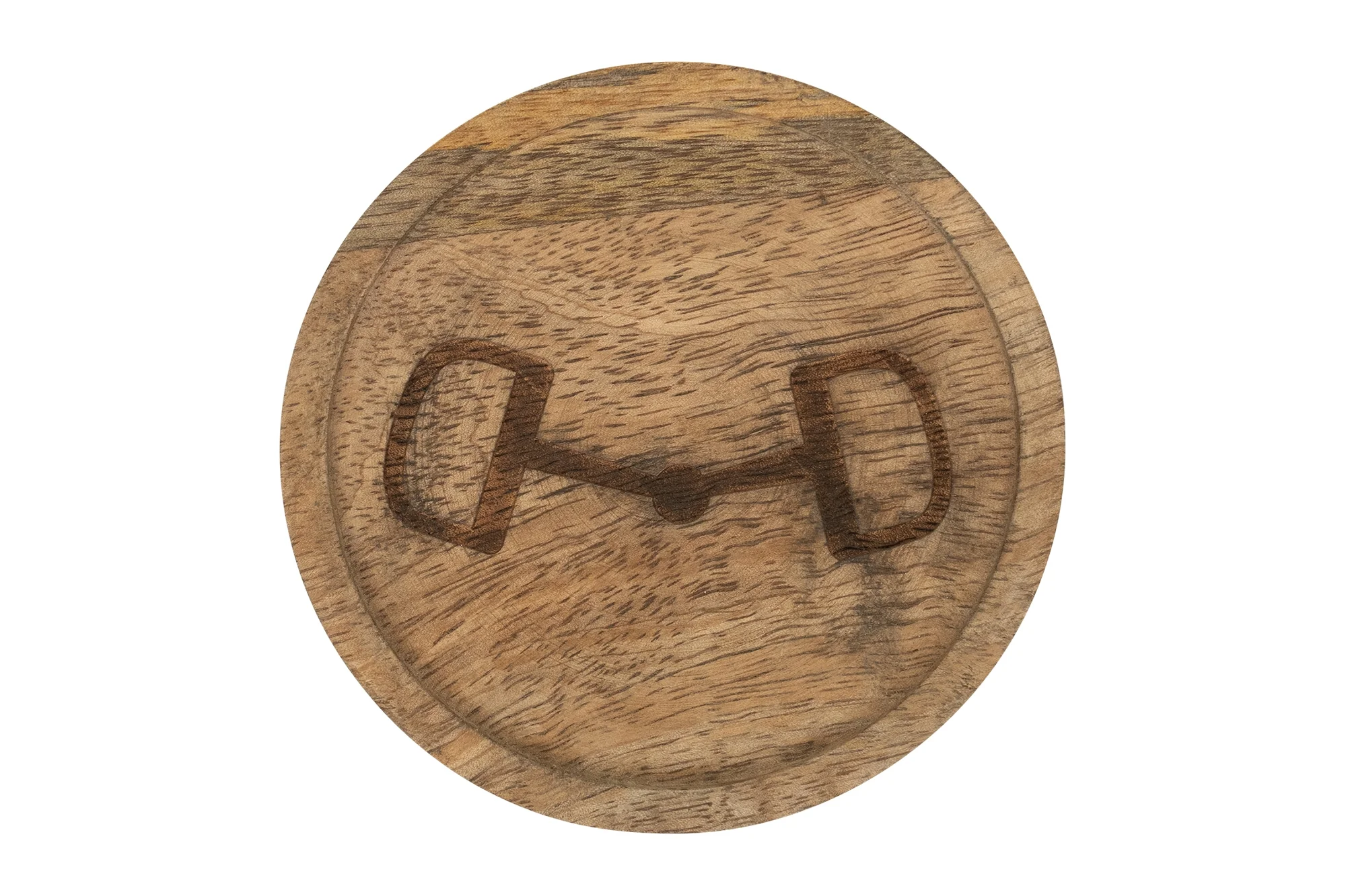 Huntley Equestrian Wooden Coasters with Decorative Bit Design - Image 3