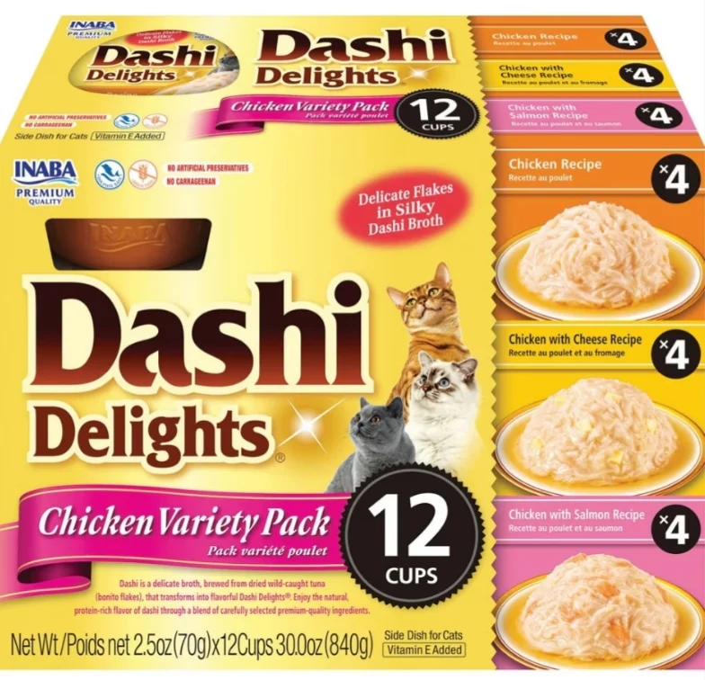 Inaba Dashi Delights Flakes In Broth Variety Pack