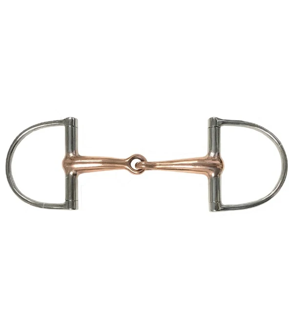 Jacks Copper Mouth Dee Ring Racing Bit