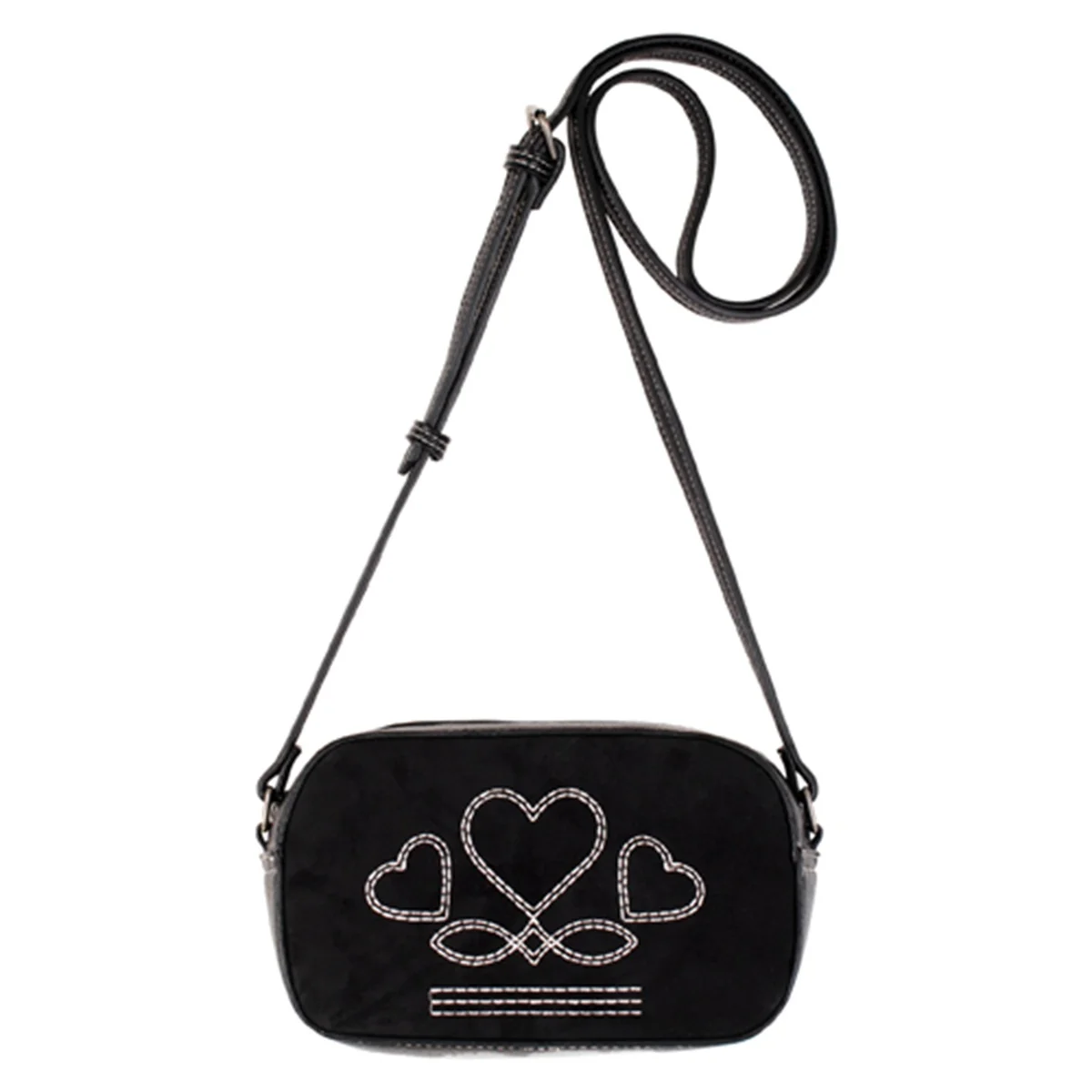 Justin Ladies Camera Bag with Heart Stitching - Image 4