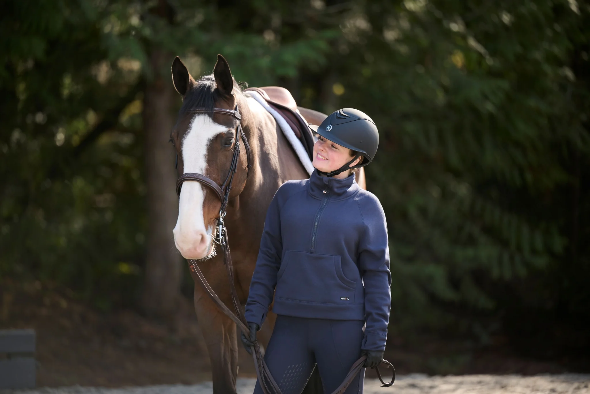 Kerrits Etched Equine Half Zip Sweatshirt - Image 9