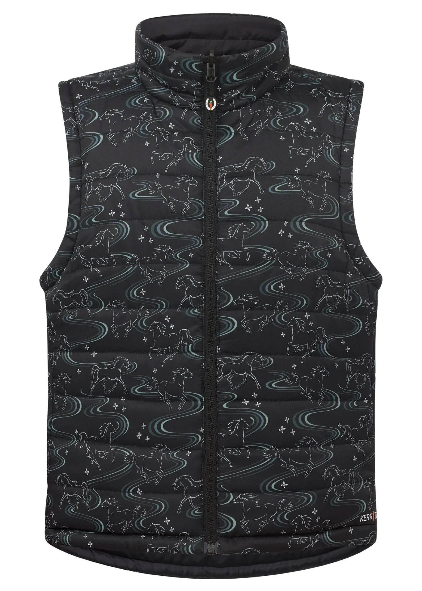 Kerrits Kids Ride The Wind Reversible Quilted Vest