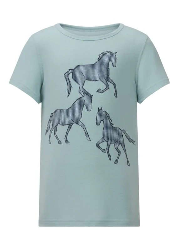 Kerrits Kids Trinity Horse Tee XS Hightide