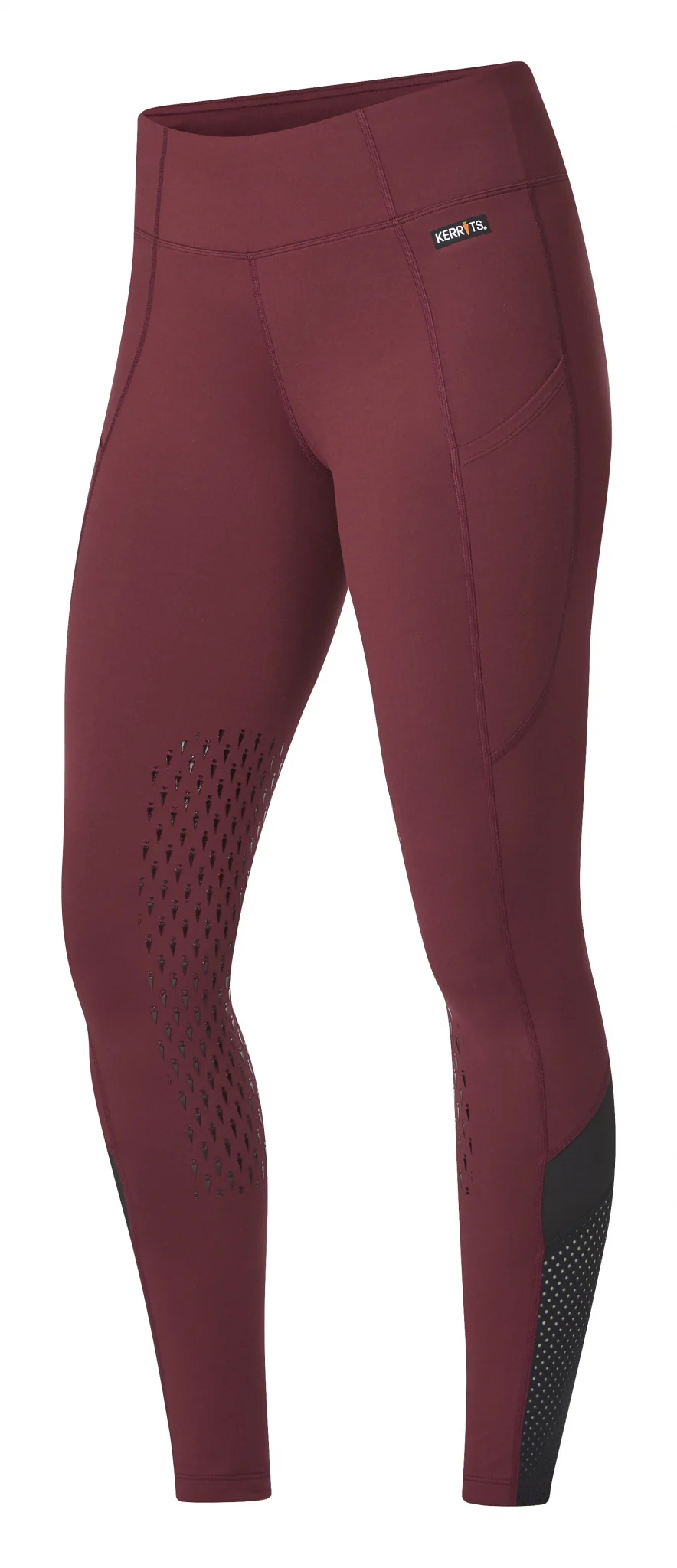 Kerrits Ladies Free Style Knee Patch Pocket Tights - Image 2