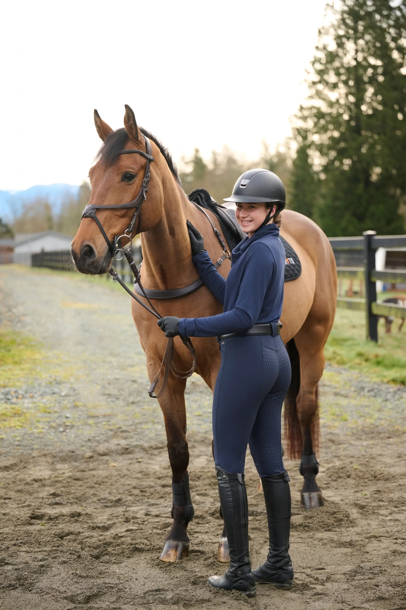 Kerrits Weekender Wrap Neck Top - Image 4