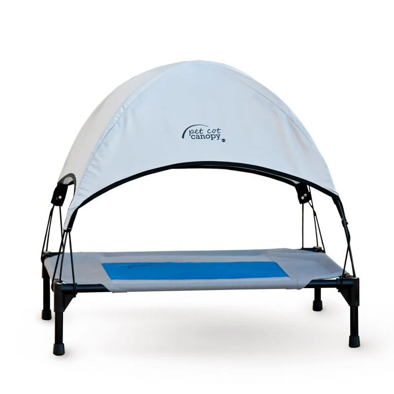 KH Mfg Pet Cot Canopy Medium Gray