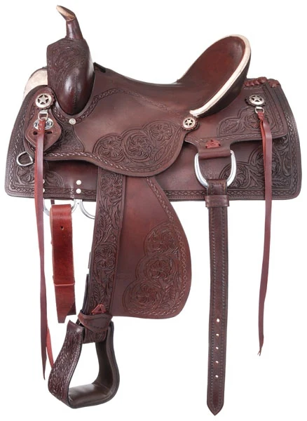 King Series Jacksonville Hard Seat Trail Saddle - Image 3