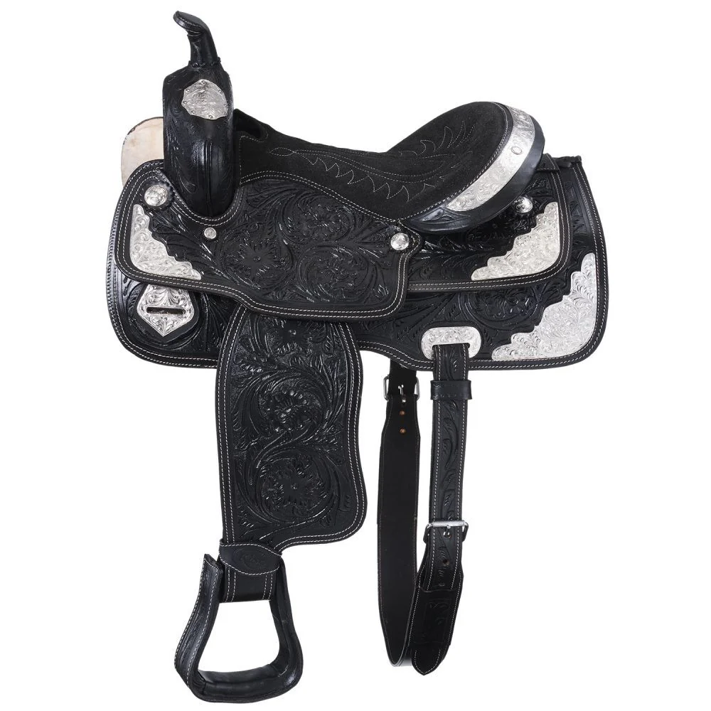 King Series McCoy Trail Saddle with Silver - Image 2