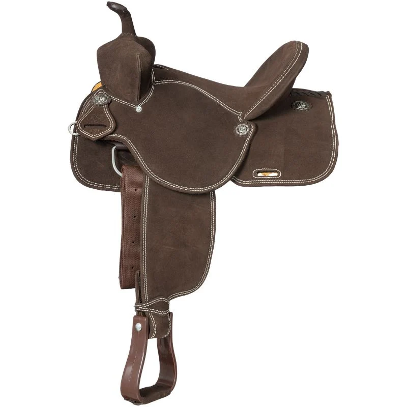 King Series Suede Bear Trap Saddle - Image 2