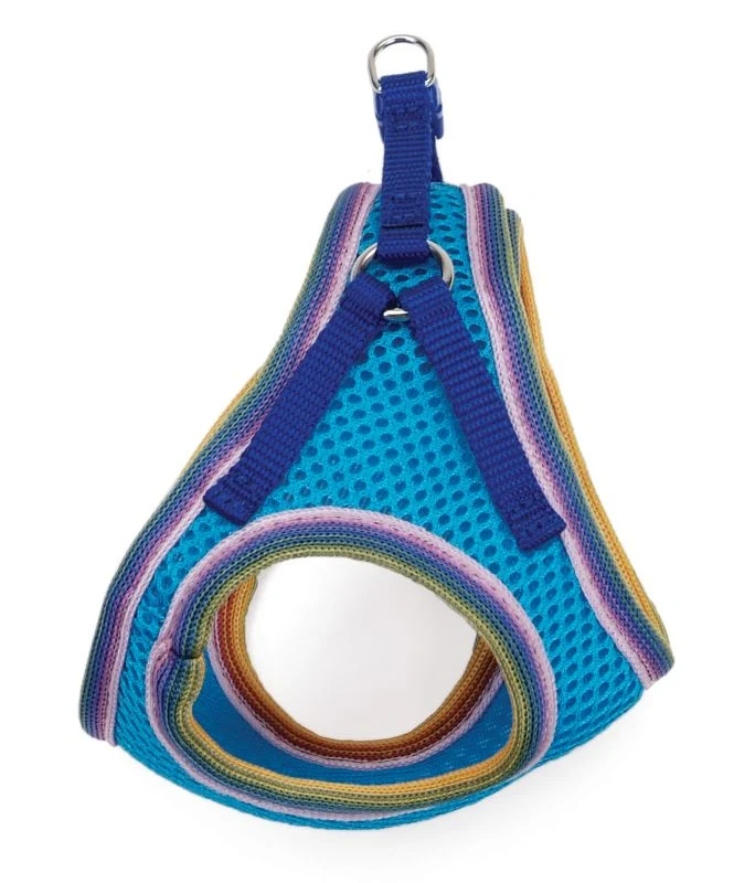 Lil Pals Mesh Step-In Dog Harness X-Small Blue