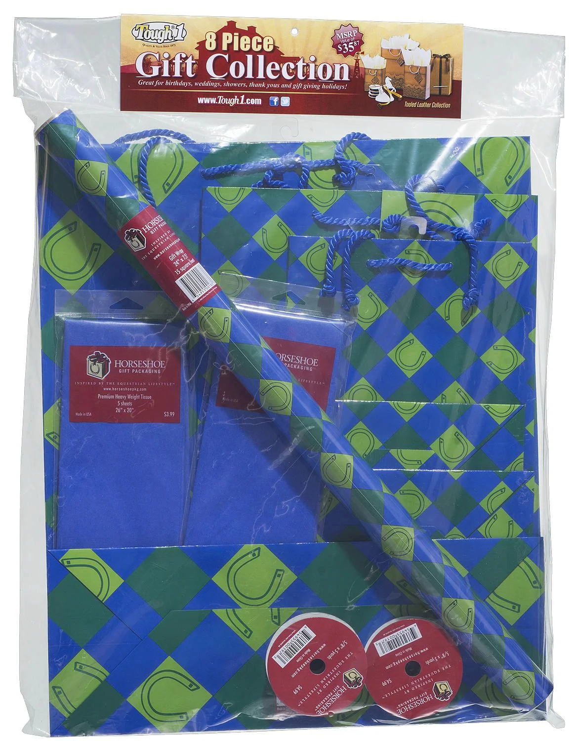 Lucky You Gift Wrap 8 Pack