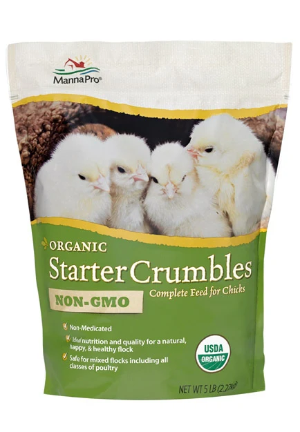 Manna Pro Organic Starter Crumbles Non-Gmo