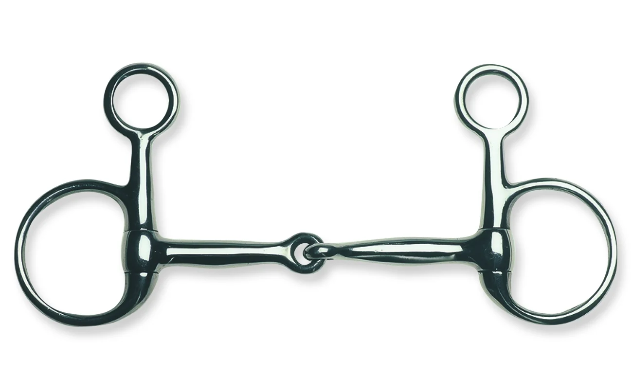 Metalab Jointed 12 MM Baucher Eggbutt Snaffle Bit