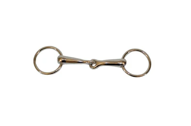 Metalab Malleable Iron Nickle Plated Ring Snaffle