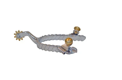 Metalab Ladies Stainless Steel Roping Spur Twisted Wire Band