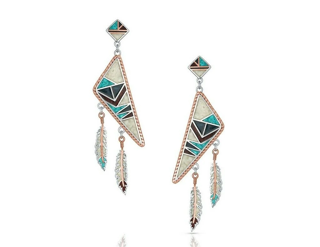 Montana Silversmiths American Legends Ceremony Earrings