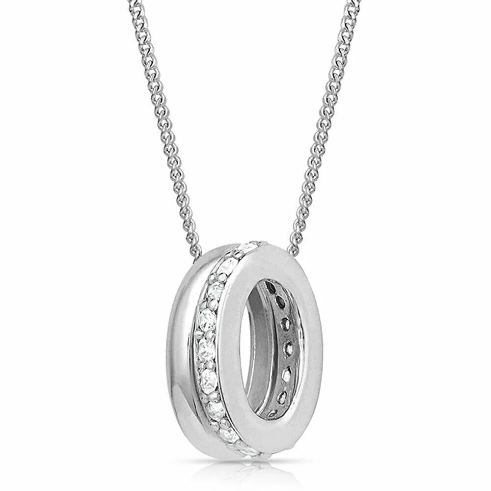 Montana Silversmiths Duo Ring Sparkle Necklace - Image 2