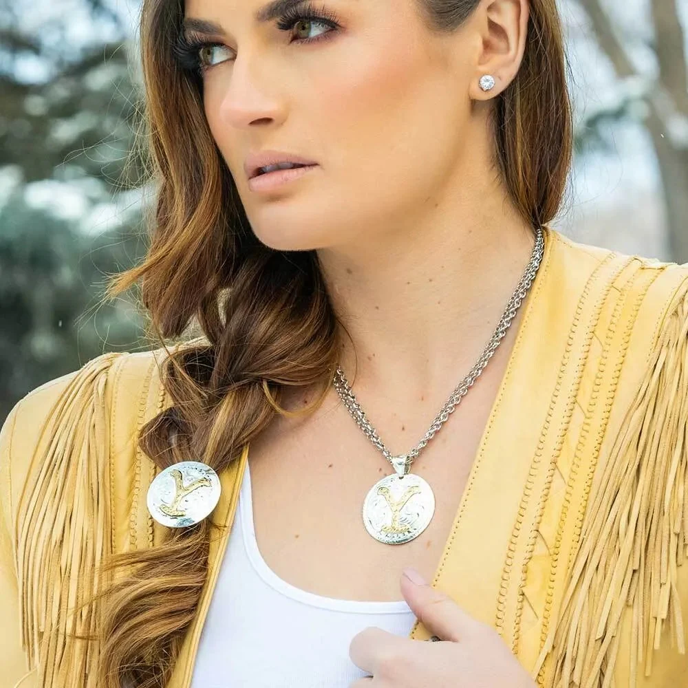 Montana Silversmiths The Dutton Y Yellowstone Necklace - Image 2