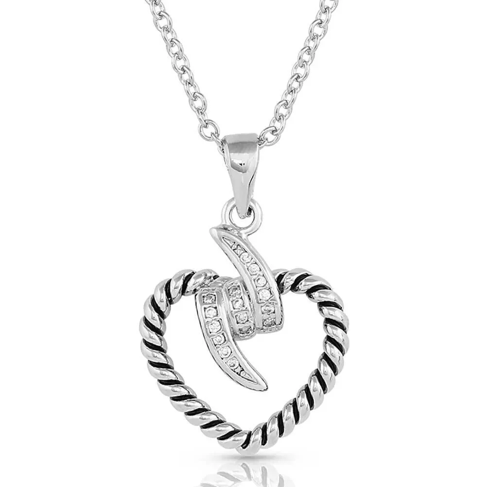 Montana Silversmiths Electric Love Heart Necklace