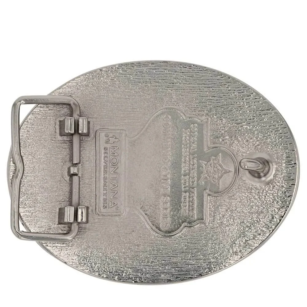 Montana Silversmiths PBR Open Flames Belt Buckle - Image 2