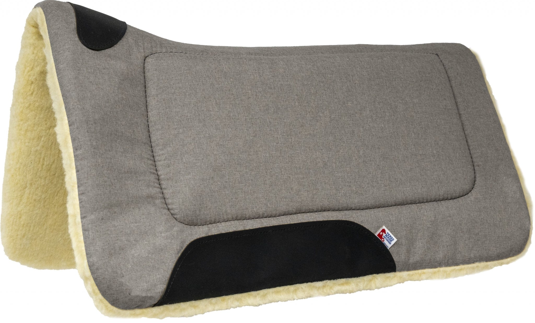 Mustang Brushed Denim Contour Jr Saddle Pad - Image 2