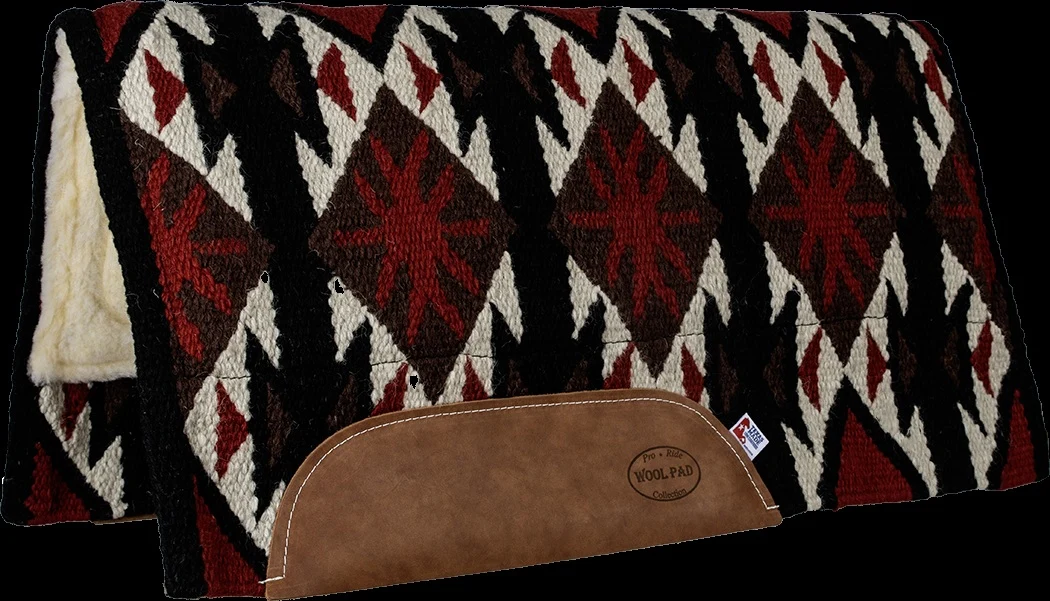 Mustang Tejas Tan Wool Felt Bottom Pad