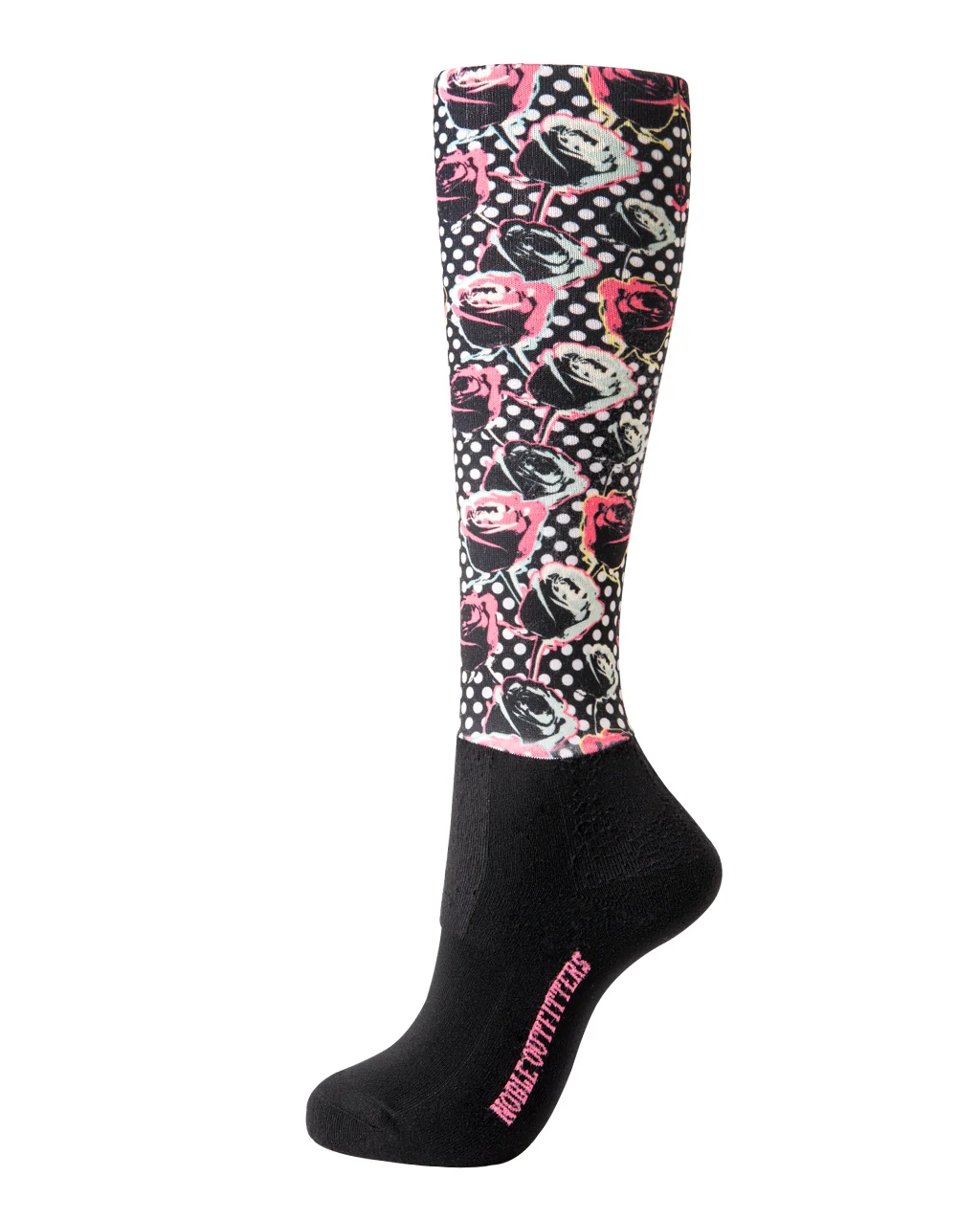 Noble Equestrian Ladies' Over The Calf Peddies - Ice Bandana - Image 4