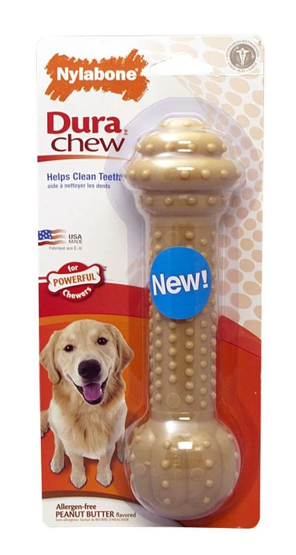 Nylabone Dura Chew Barbell Dog Chew - Image 2