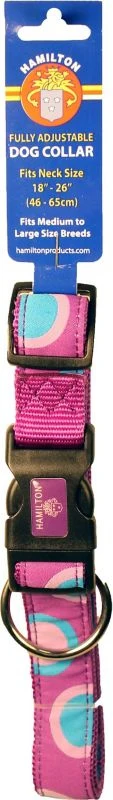 Ribbon Overlay Adjustable Dog Collar