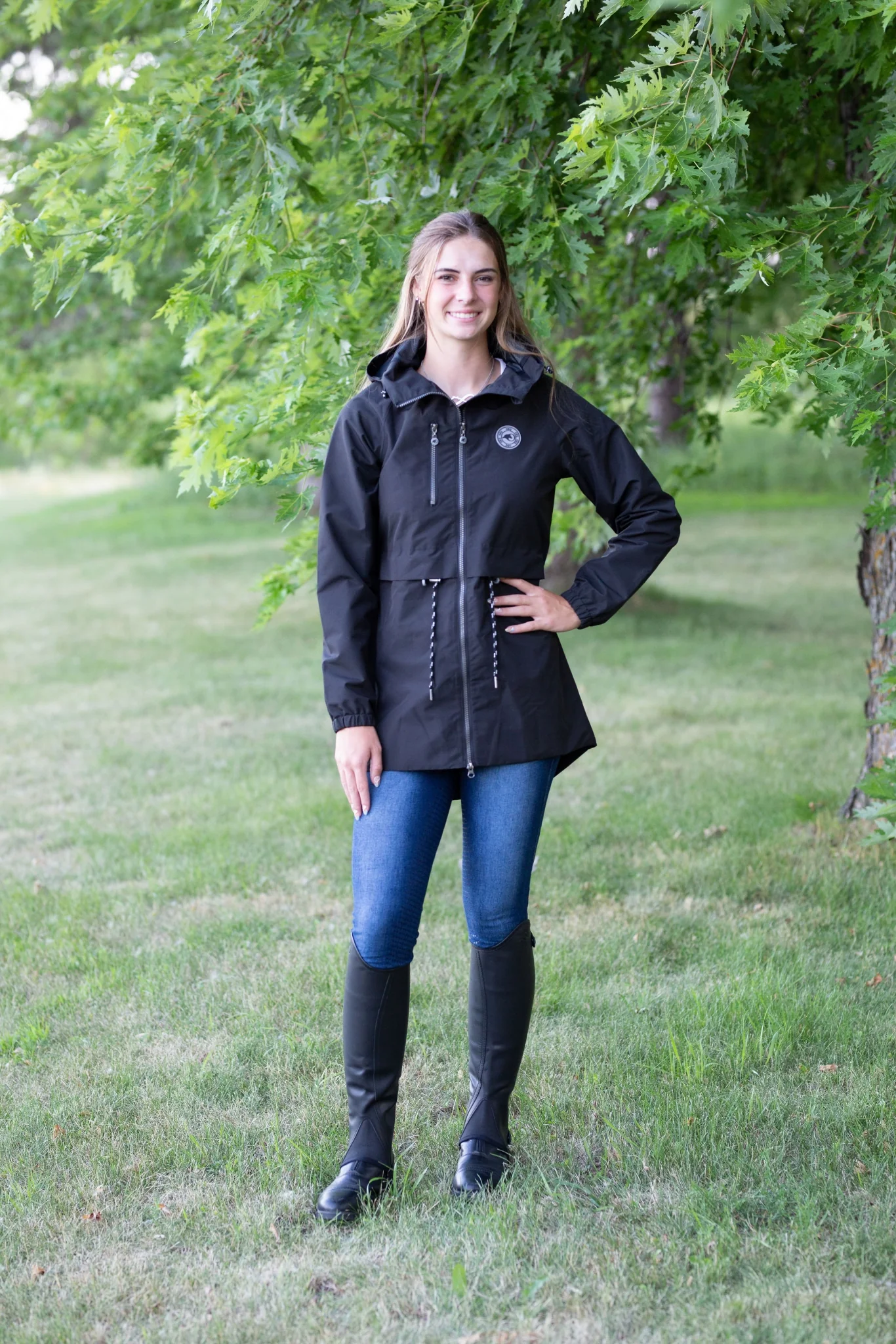 OEQ Ladies Envy Waterproof Rain Jacket - Image 3