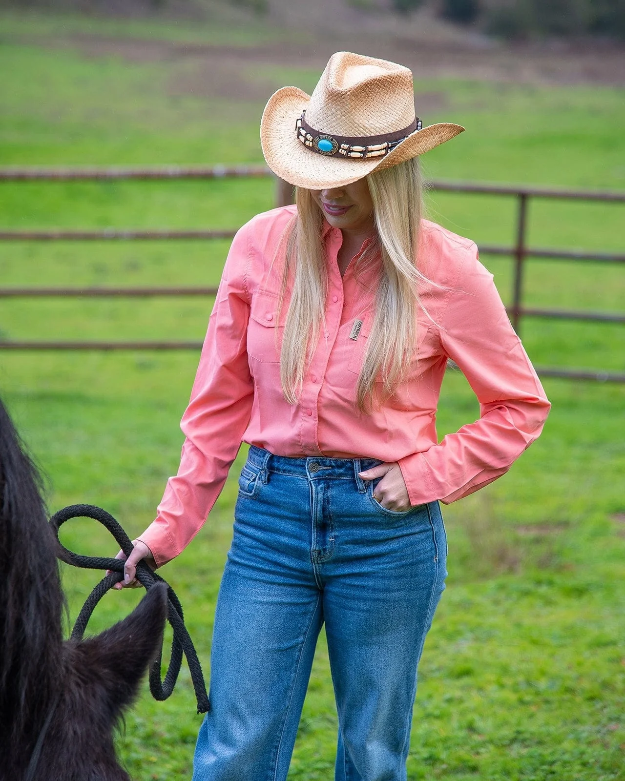 Outback Trading Ladies Sierra Snap Bamboo Shirt - Image 5
