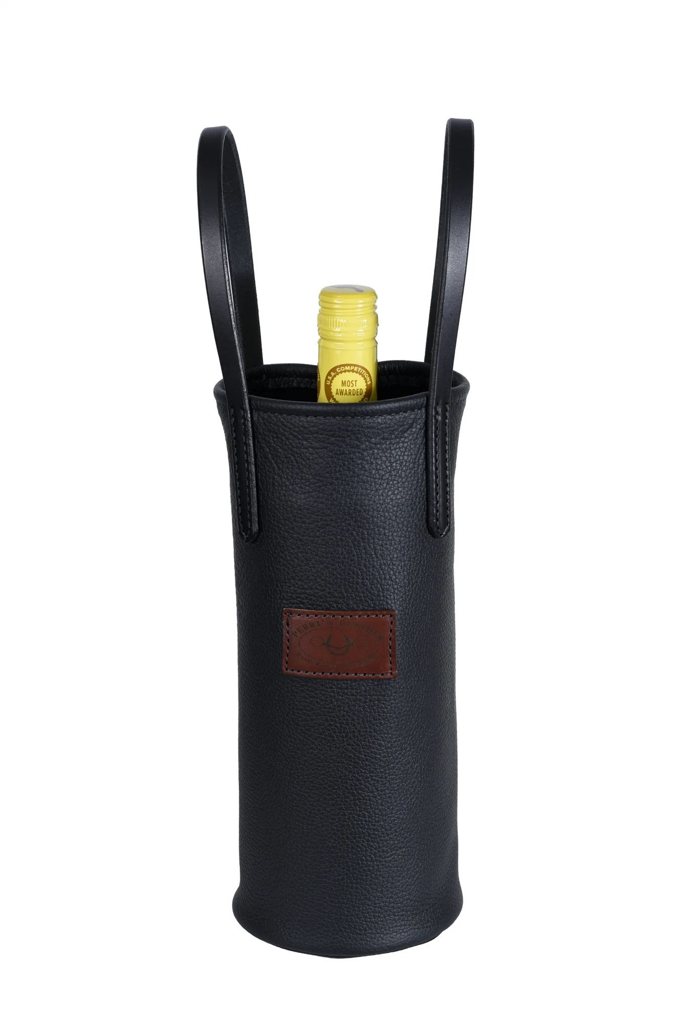 Perri's Leather Wine Carrier - Image 3