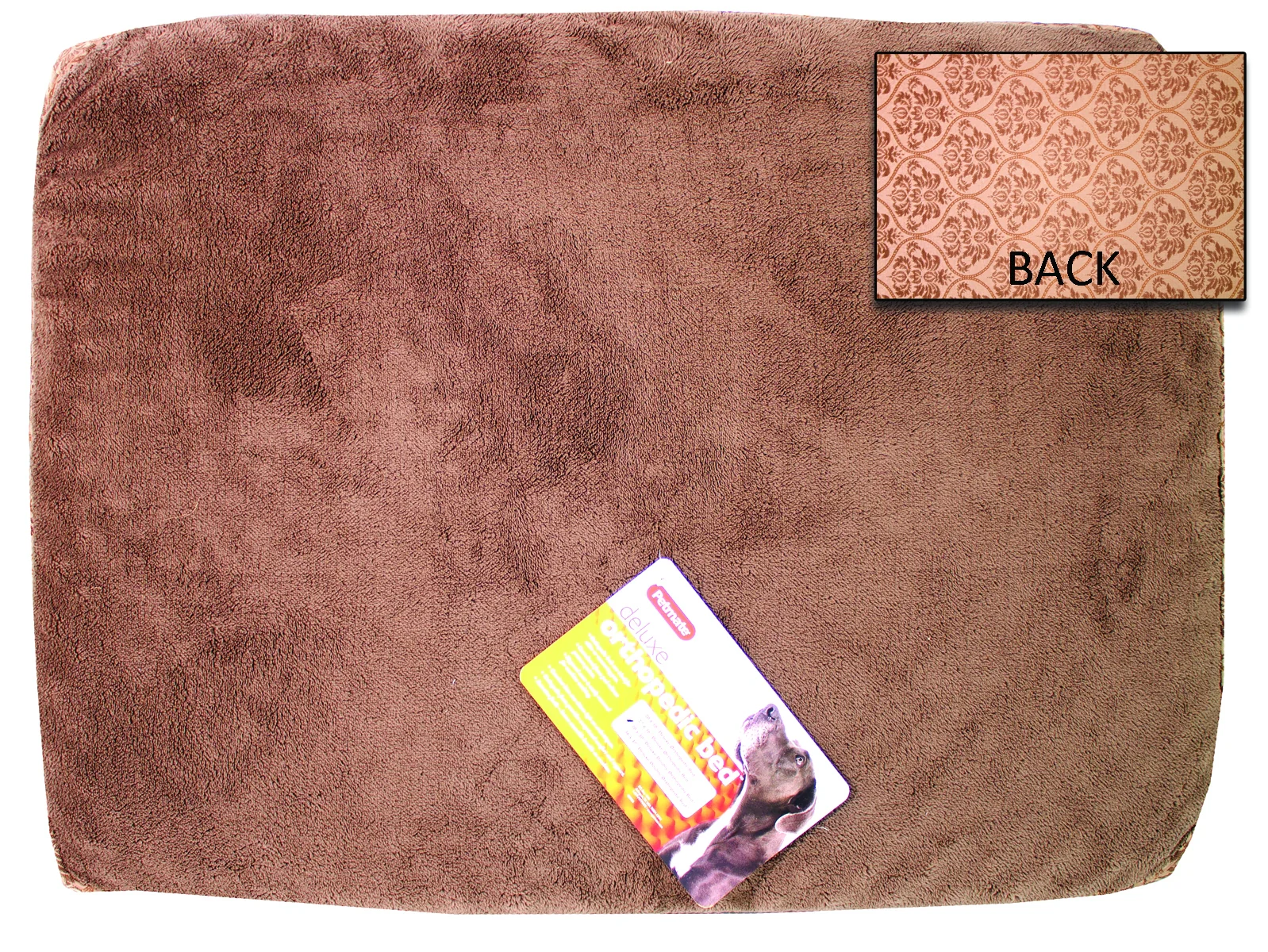 Petmate Double Ortho Bed With Top Edge Piping - Image 3