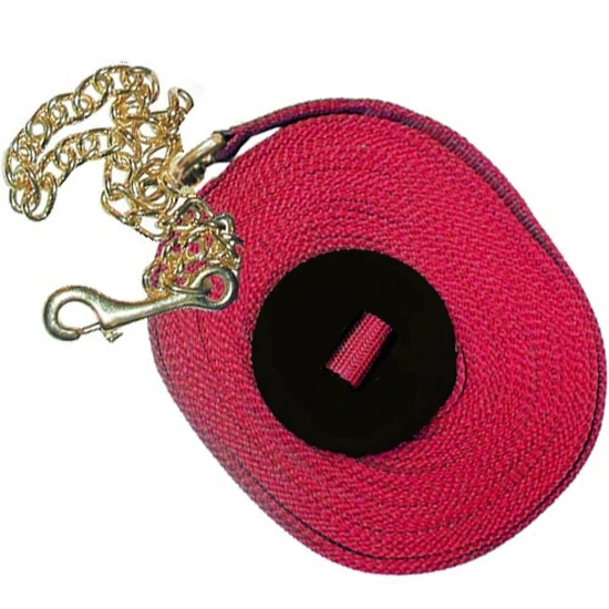 Poly Lunge Line With Chain And Rubber Stopper