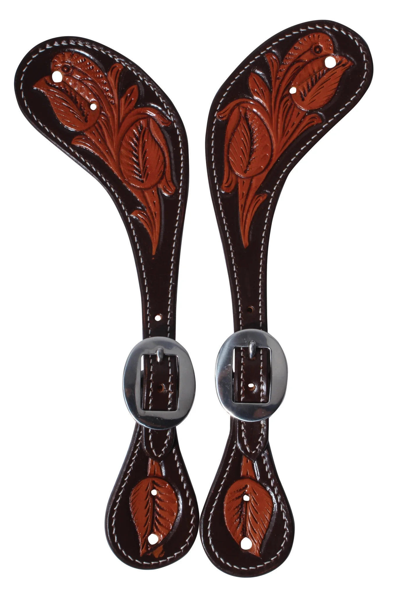 Professionals Choice Floral Spur Straps
