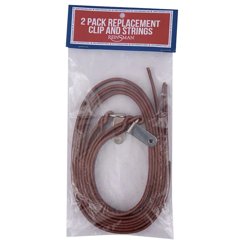 Reinsman Replacement Clip Strings 2PK Brown