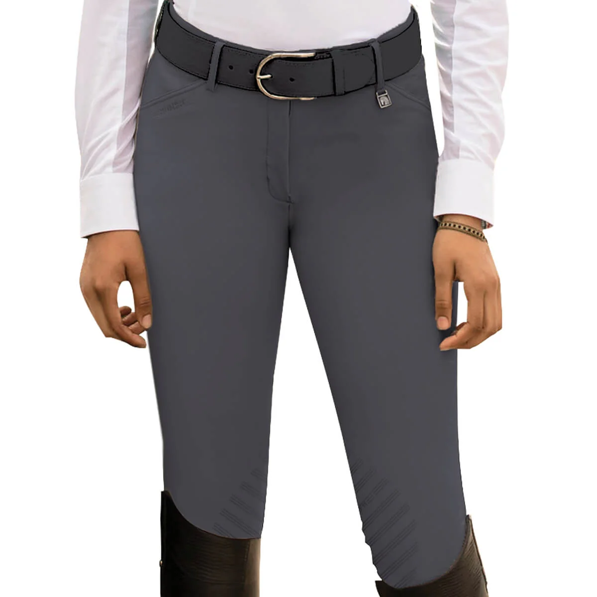 Romfh Ladies Sarafina Euro Grip Silicone Knee Patch Breeches - Image 3