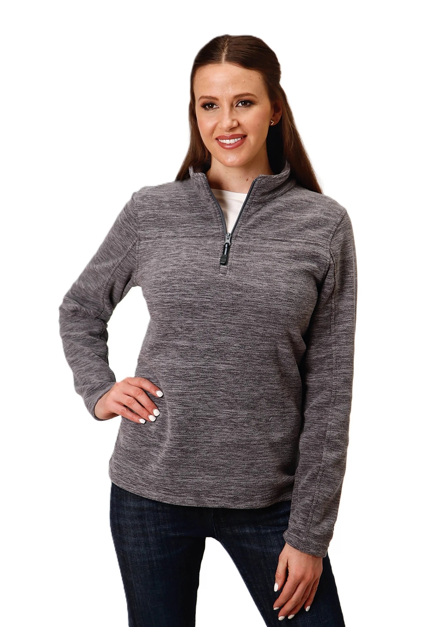 Roper Ladies Micro Fleece Pullover - Image 2