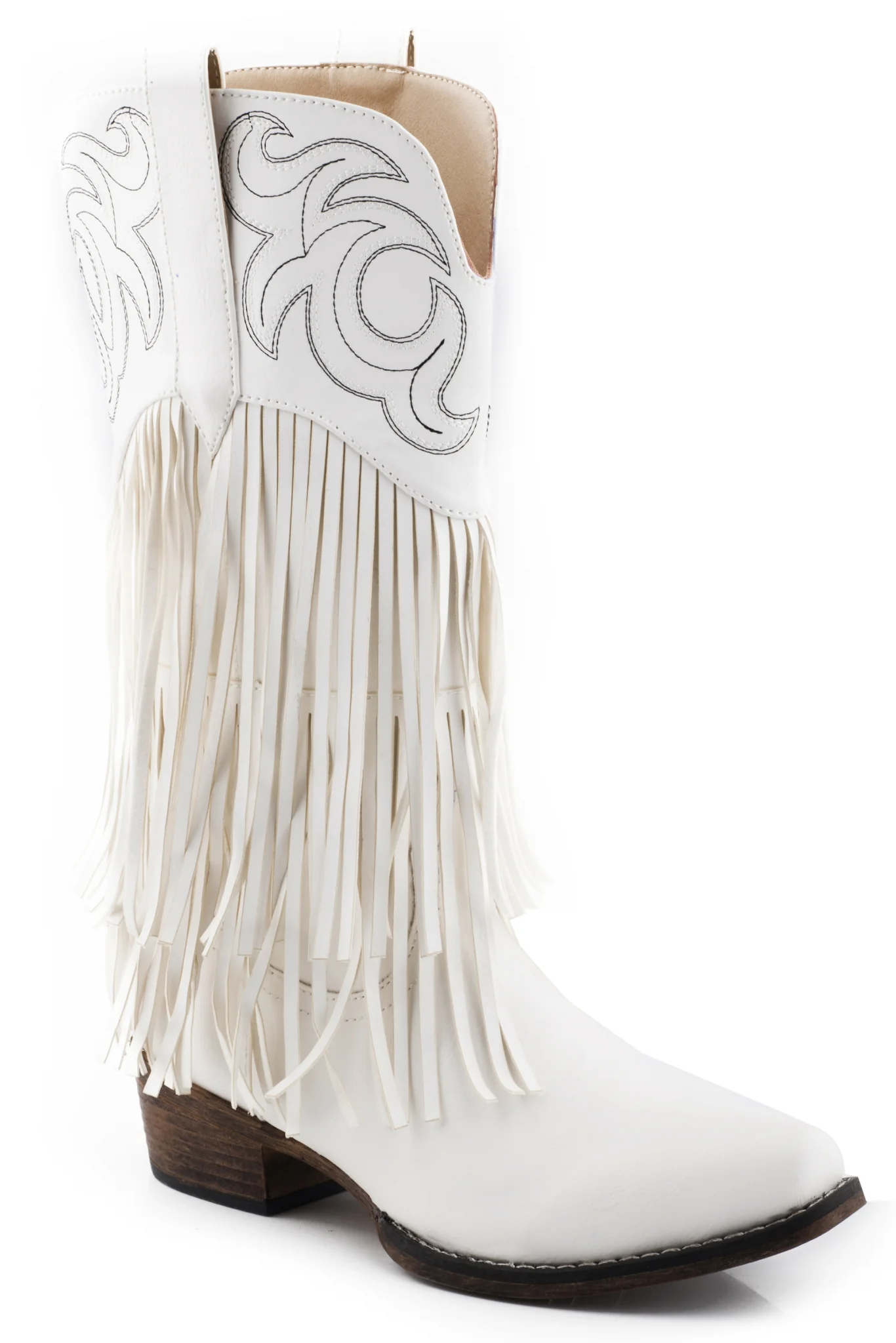 Roper Ladies Rickrack Fringe Boots