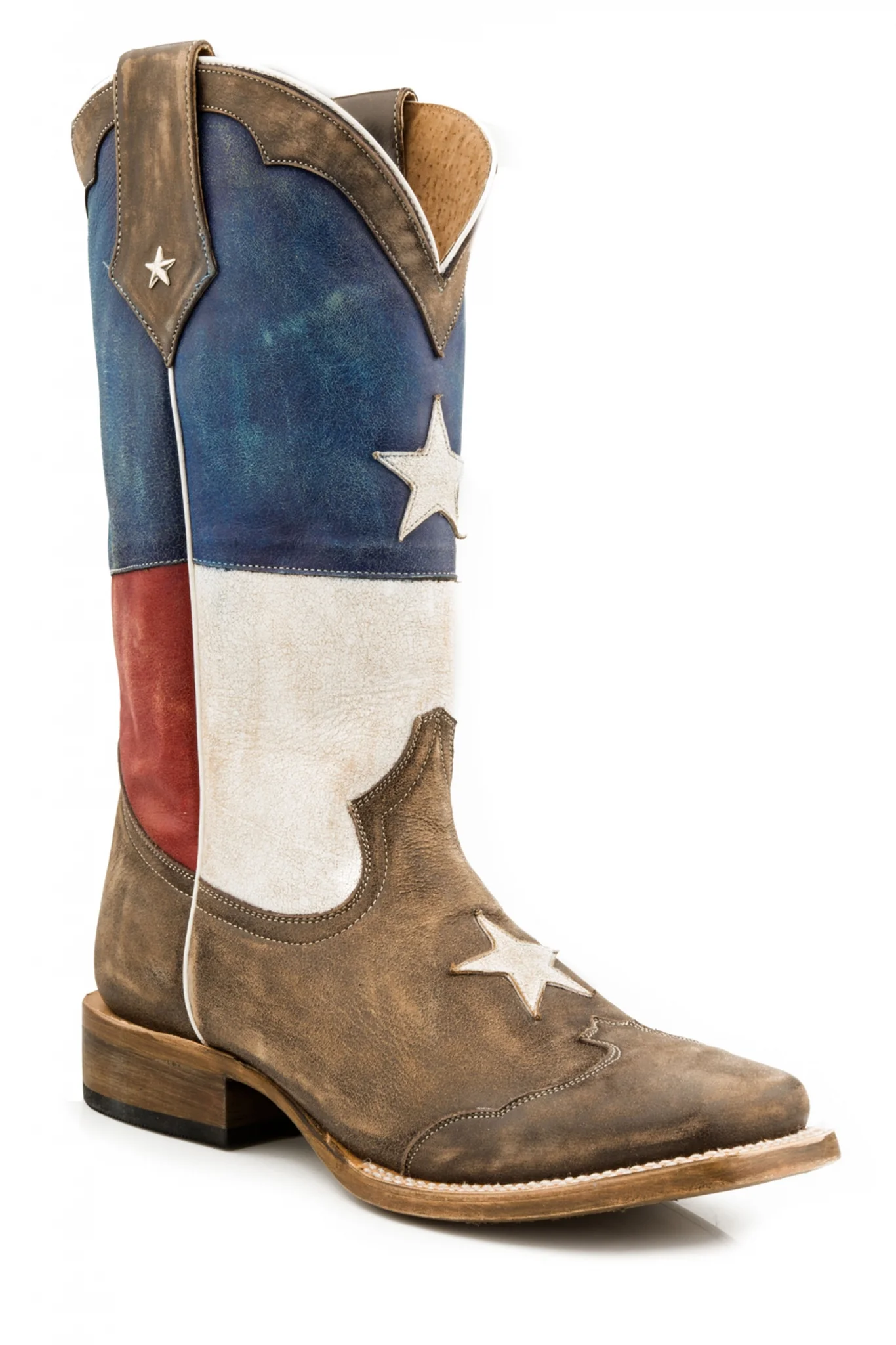 Roper Lone Star Boot - Mens - Distressed Brown